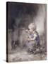 Hot Porridge, 1910-Hannah Clarke Preston Macgoun-Stretched Canvas