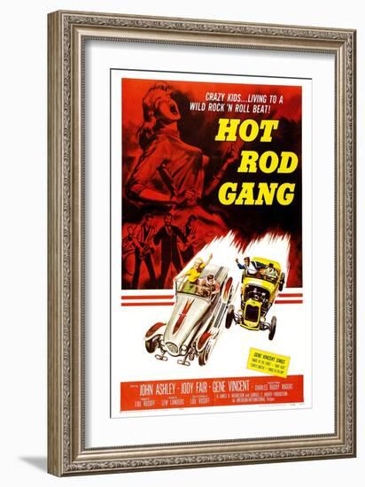 Hot Rod Gang, 1958-null-Framed Art Print