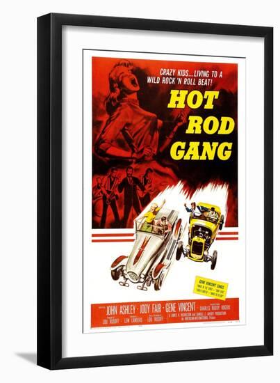 Hot Rod Gang, 1958-null-Framed Art Print