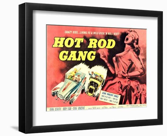 Hot Rod Gang, 1958-null-Framed Art Print