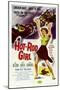 Hot Rod Girl-Vintage Apple Collection-Mounted Giclee Print