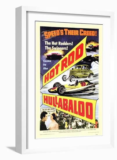 Hot Rod Hullabaloo, 1966-null-Framed Art Print