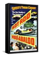 HOT ROD HULLABALOO-null-Framed Stretched Canvas