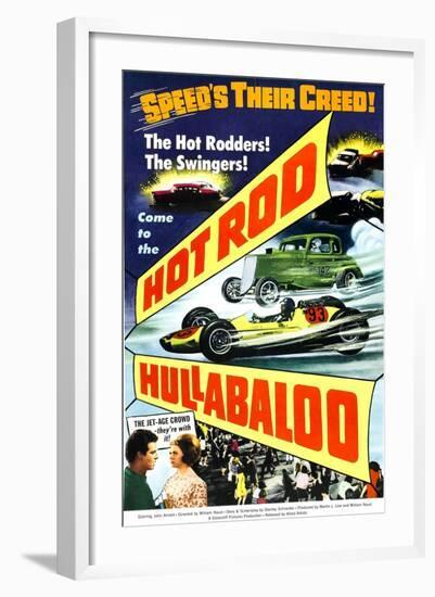 HOT ROD HULLABALOO-null-Framed Art Print