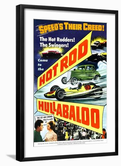 HOT ROD HULLABALOO-null-Framed Art Print