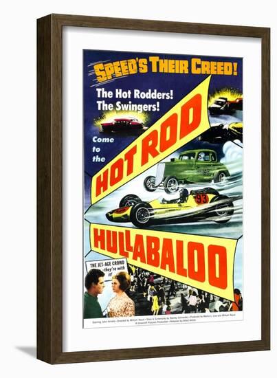HOT ROD HULLABALOO-null-Framed Art Print