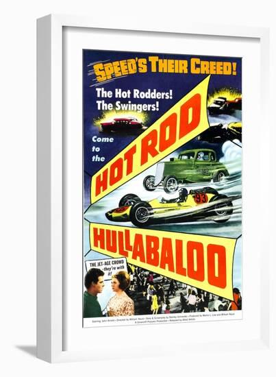 HOT ROD HULLABALOO-null-Framed Art Print