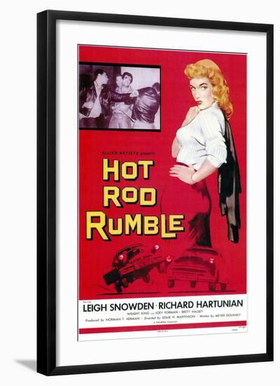 Hot Rod Rumble, 1957-null-Framed Art Print