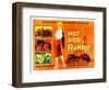 Hot Rod Rumble, UK Movie Poster, 1957-null-Framed Art Print