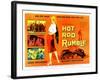 Hot Rod Rumble, UK Movie Poster, 1957-null-Framed Art Print