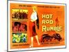 Hot Rod Rumble, UK Movie Poster, 1957-null-Mounted Art Print