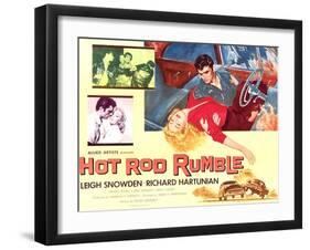 Hot Rod Rumble-null-Framed Art Print