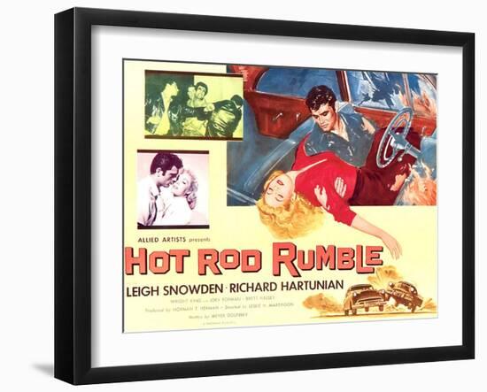 Hot Rod Rumble-null-Framed Art Print