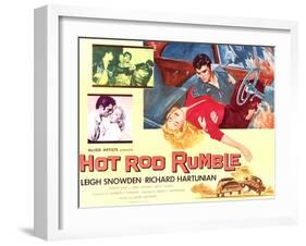 Hot Rod Rumble-null-Framed Art Print