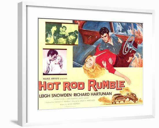 Hot Rod Rumble-null-Framed Art Print