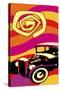 Hot Rod Sunshine-Larry Hunter-Stretched Canvas