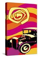 Hot Rod Sunshine-Larry Hunter-Stretched Canvas