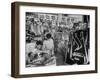 Hot Rodders Buying Accessories For Their Drag Racers-Ralph Crane-Framed Photographic Print