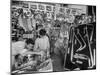 Hot Rodders Buying Accessories For Their Drag Racers-Ralph Crane-Mounted Photographic Print