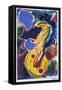 Hot Sax-Gil Mayers-Framed Stretched Canvas
