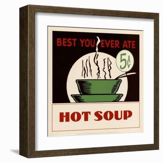 Hot Soup-null-Framed Art Print