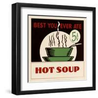 Hot Soup-null-Framed Art Print