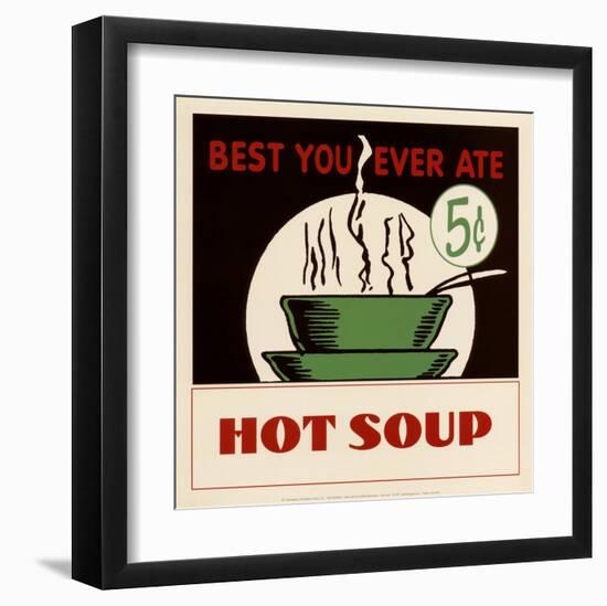 Hot Soup-null-Framed Art Print
