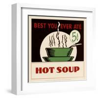 Hot Soup-null-Framed Art Print