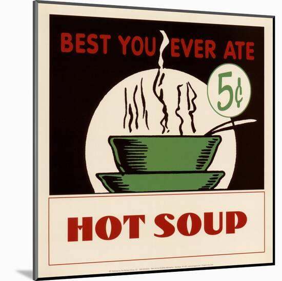 Hot Soup-null-Mounted Art Print