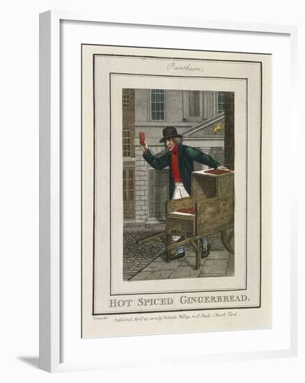Hot Spiced Gingerbread, Cries of London, 1804-William Marshall Craig-Framed Giclee Print