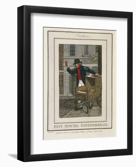 Hot Spiced Gingerbread, Cries of London, 1804-William Marshall Craig-Framed Premium Giclee Print