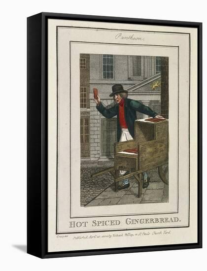 Hot Spiced Gingerbread, Cries of London, 1804-William Marshall Craig-Framed Stretched Canvas