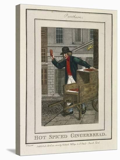 Hot Spiced Gingerbread, Cries of London, 1804-William Marshall Craig-Stretched Canvas