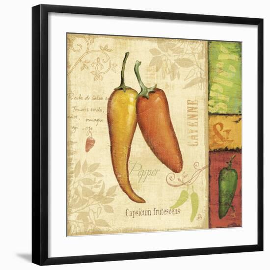 Hot & Spicy II-Daphné B-Framed Art Print