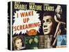 Hot Spot, 1941, "I Wake Up Screaming" Directed by H. Bruce "Lucky" Humberstone-null-Stretched Canvas