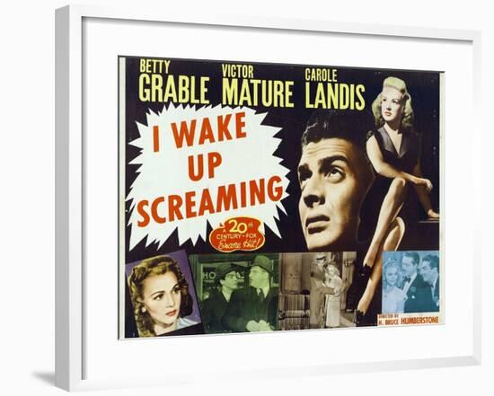 Hot Spot, 1941, "I Wake Up Screaming" Directed by H. Bruce "Lucky" Humberstone-null-Framed Giclee Print