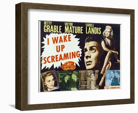 Hot Spot, 1941, "I Wake Up Screaming" Directed by H. Bruce "Lucky" Humberstone-null-Framed Giclee Print