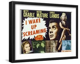 Hot Spot, 1941, "I Wake Up Screaming" Directed by H. Bruce "Lucky" Humberstone-null-Framed Giclee Print