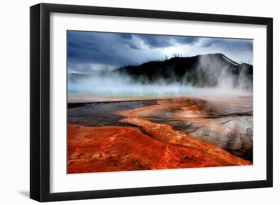 Hot Springs at Dawn-Howard Ruby-Framed Premium Photographic Print