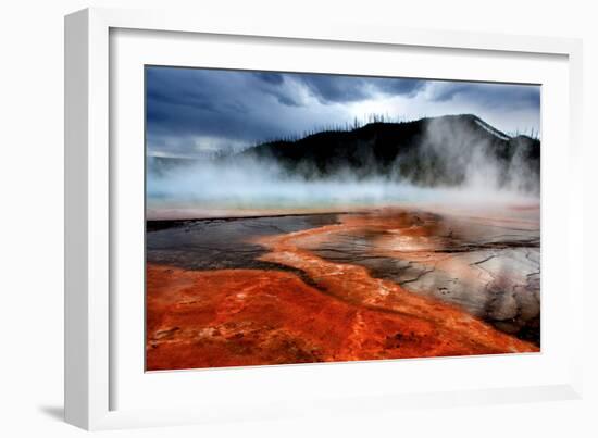 Hot Springs at Dawn-Howard Ruby-Framed Photographic Print