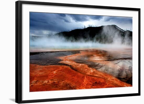 Hot Springs at Dawn-Howard Ruby-Framed Photographic Print