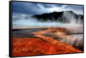 Hot Springs at Dawn-Howard Ruby-Framed Stretched Canvas