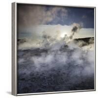 Hot Springs (Geothermal) Close Gunnuhver (Island), Reykjanes (Headland), Iceland-Rainer Mirau-Framed Photographic Print