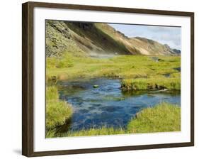 Hot Springs, Landmannalaugar, Iceland, Polar Regions-Ethel Davies-Framed Photographic Print