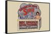 Hot Springs National Park, Arkansas - Americas Own Spa - Vintage Advertisement-Lantern Press-Framed Stretched Canvas