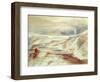 Hot Springs of Gardiner's River, Yellowstone, 1872 (W/C on Paper)-Thomas Moran-Framed Premium Giclee Print