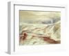 Hot Springs of Gardiner's River, Yellowstone, 1872 (W/C on Paper)-Thomas Moran-Framed Premium Giclee Print