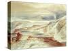 Hot Springs of Gardiner's River, Yellowstone, 1872 (W/C on Paper)-Thomas Moran-Stretched Canvas