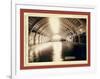 Hot Springs, S.D. Interior of Largest Plunge Bath in U.S. on F.E. and M.V. R'Y-John C. H. Grabill-Framed Giclee Print