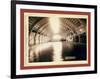 Hot Springs, S.D. Interior of Largest Plunge Bath in U.S. on F.E. and M.V. R'Y-John C. H. Grabill-Framed Giclee Print